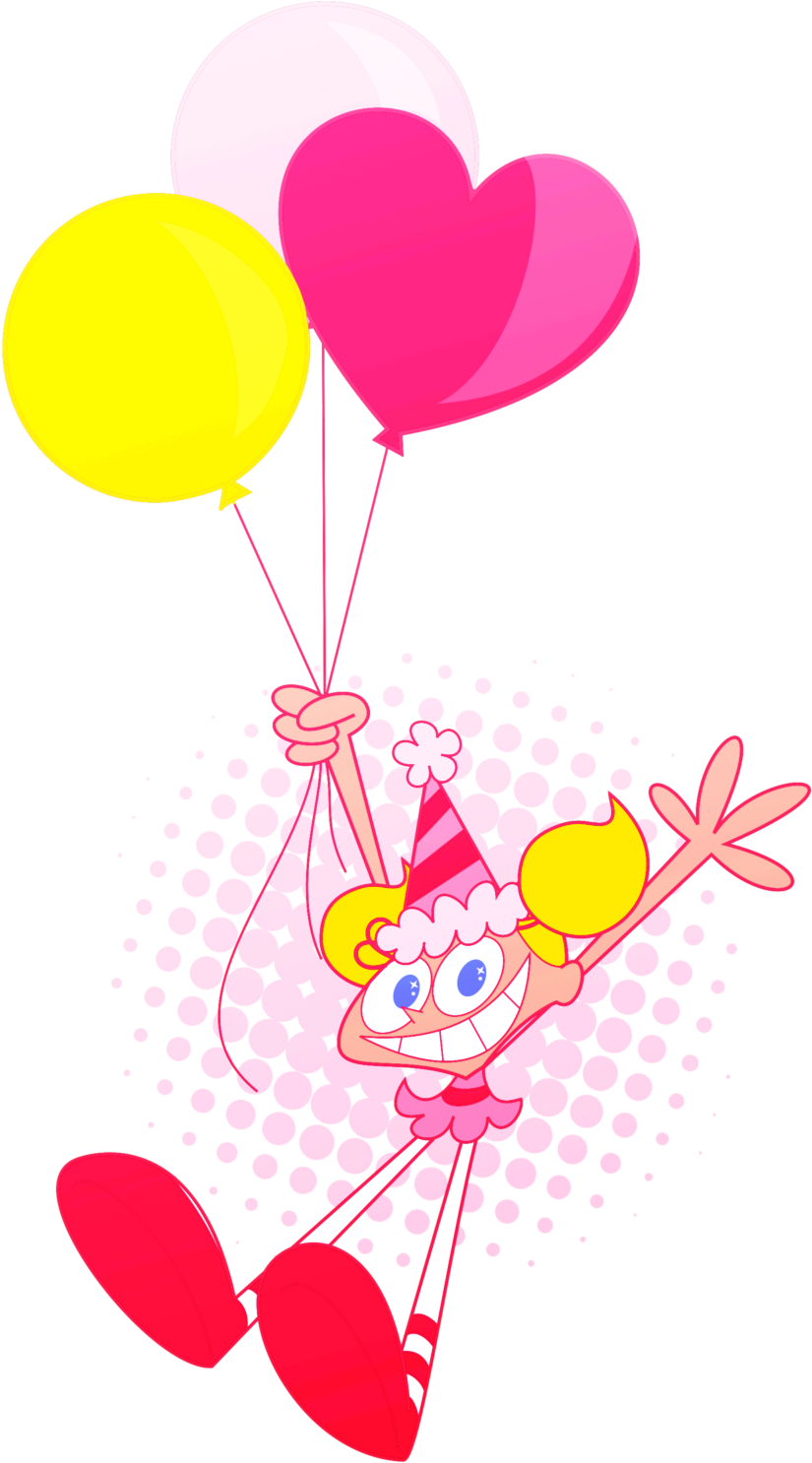 Time To Party According To The Episode “a Hard Day's - Dexter's Laboratory Dee Dee Birthday Clipart (838x1500), Png Download