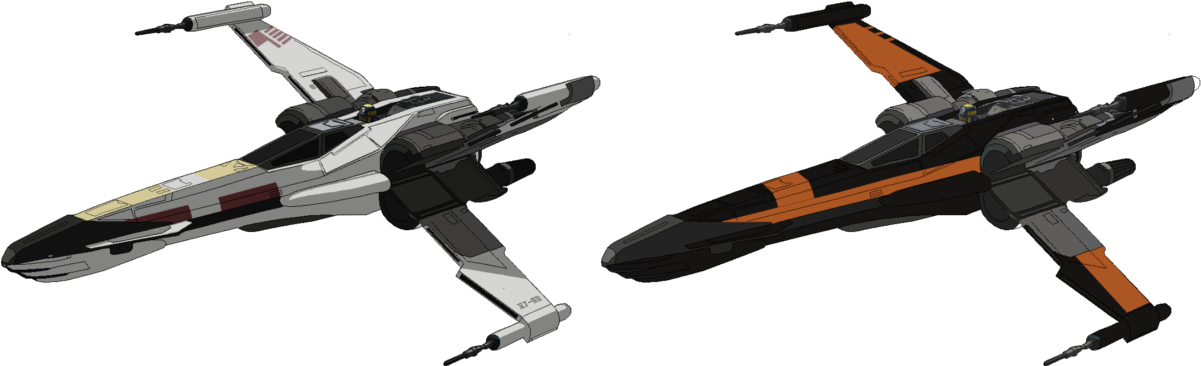 Fan Creationswanted To See How The T 85 X Wing Would - T 85 X Wing Star Wars Png Clipart (1200x500), Png Download