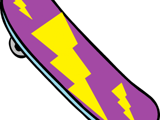 Skateboard Clipart Transparent Background - Transparent Background Skateboard Clip Art - Png Download (640x480), Png Download
