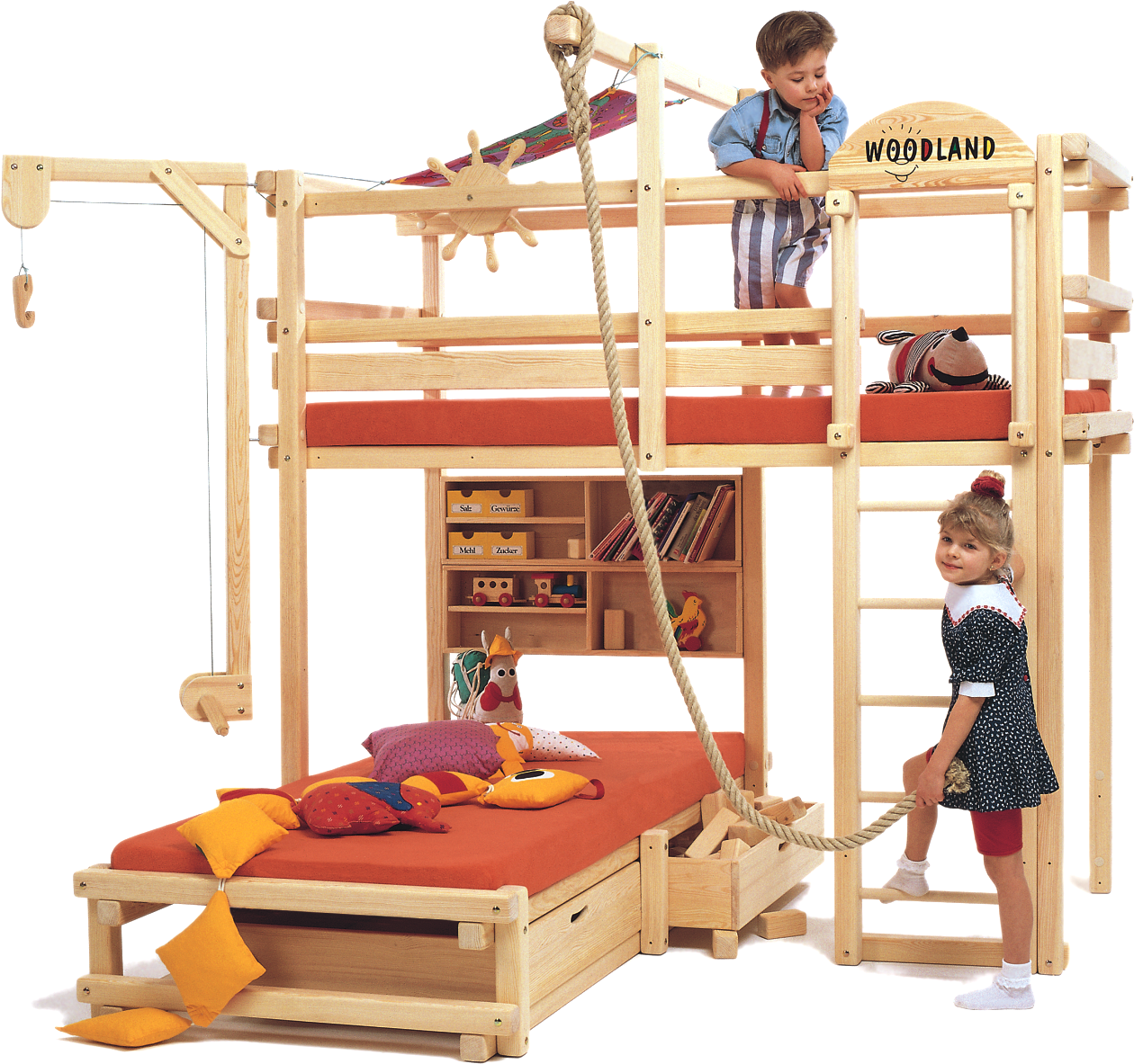 Calgary Bunk Bed - Best Kids Bunk Beds Clipart (1300x1200), Png Download