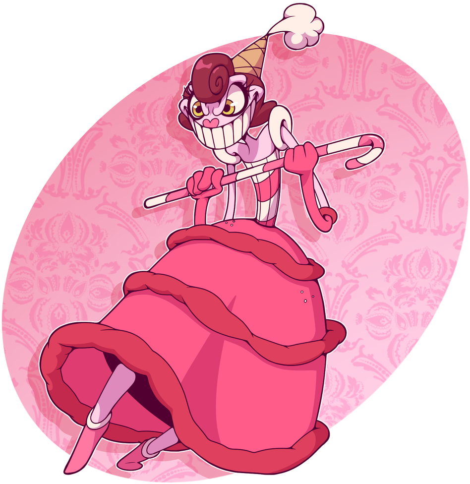 #cuphead #sugarlandshimmy Pic - Cuphead Baroness Von Bon Bon Sketch Clipart (948x976), Png Download