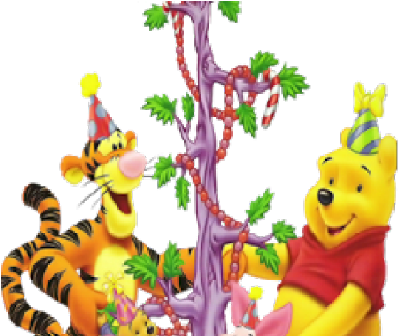 Christmas Clipart Winnie The Pooh - Winnie The Pooh Cartoon Characters - Png Download (640x480), Png Download