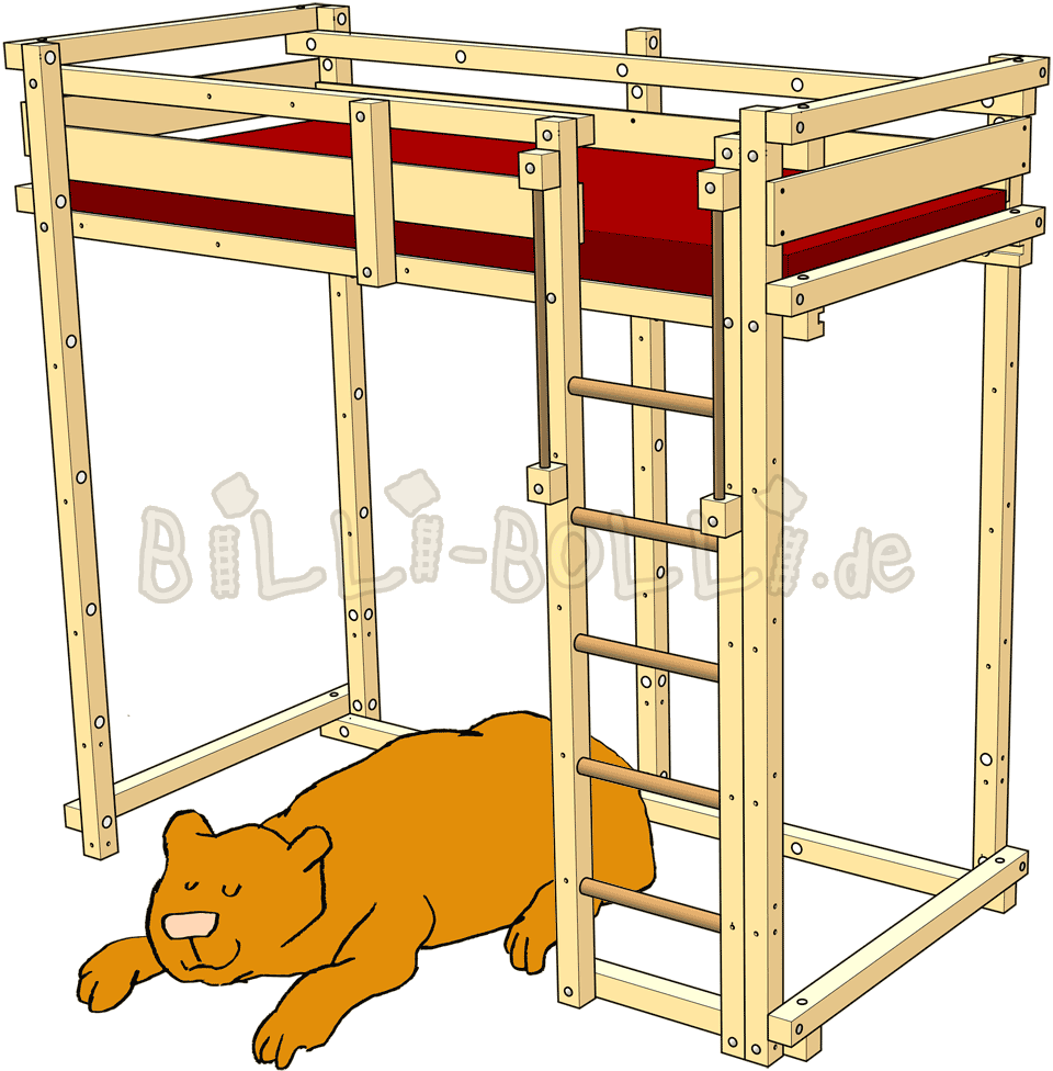 Lighter Clip Bunk Bed - Camas Para Tres - Png Download (960x976), Png Download