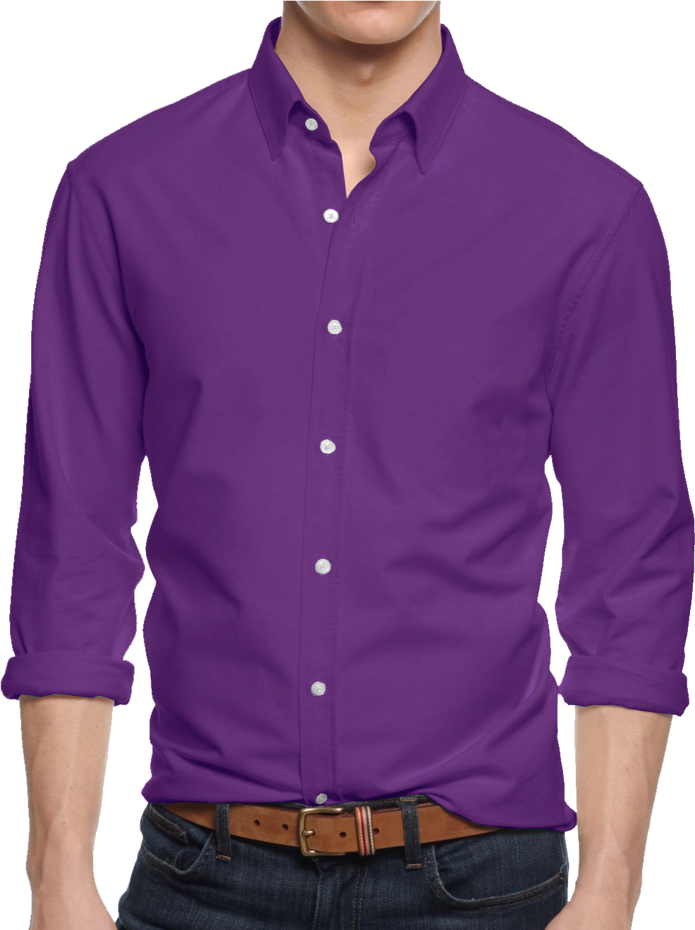 Button Up Shirt Collar Clipart (1318x1318), Png Download