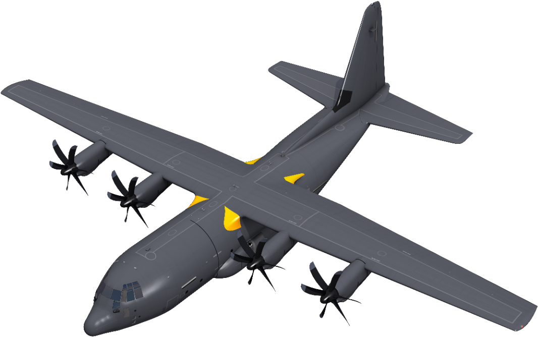 Wing Fillet Panel Locations - Alenia C-27j Spartan Clipart (1066x668), Png Download