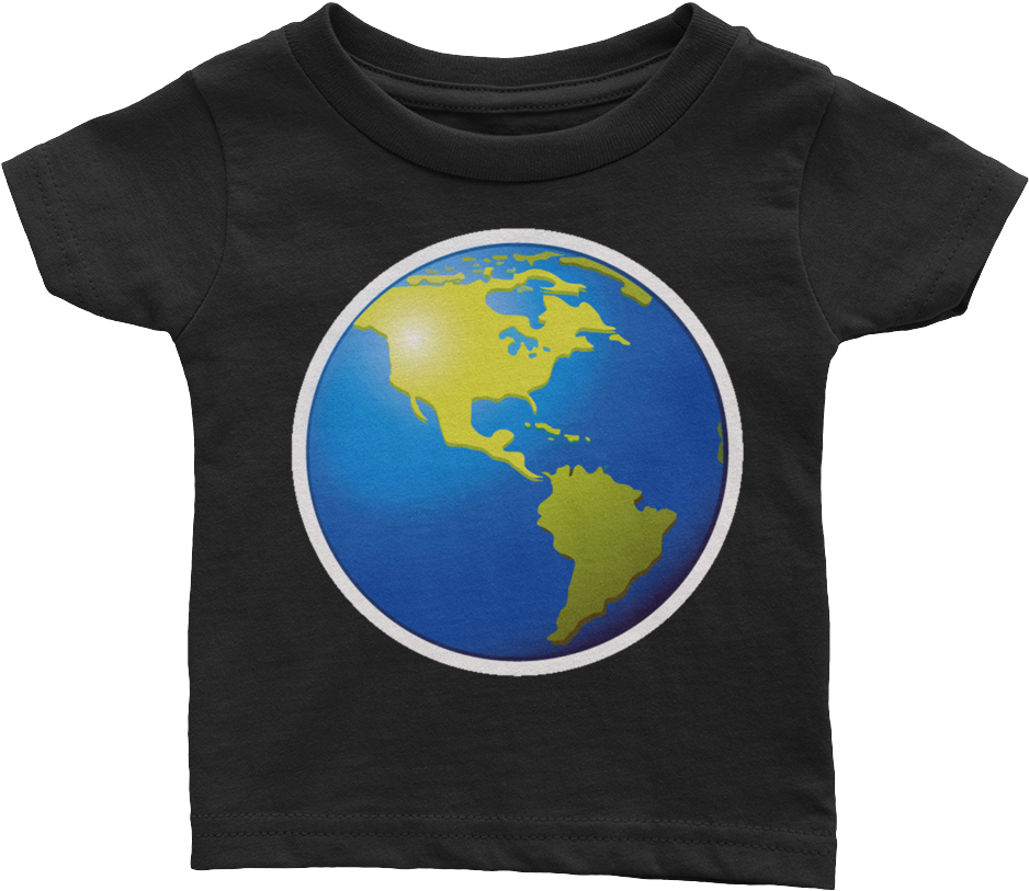 Emoji Baby T Shirt - Earth Clipart (938x813), Png Download