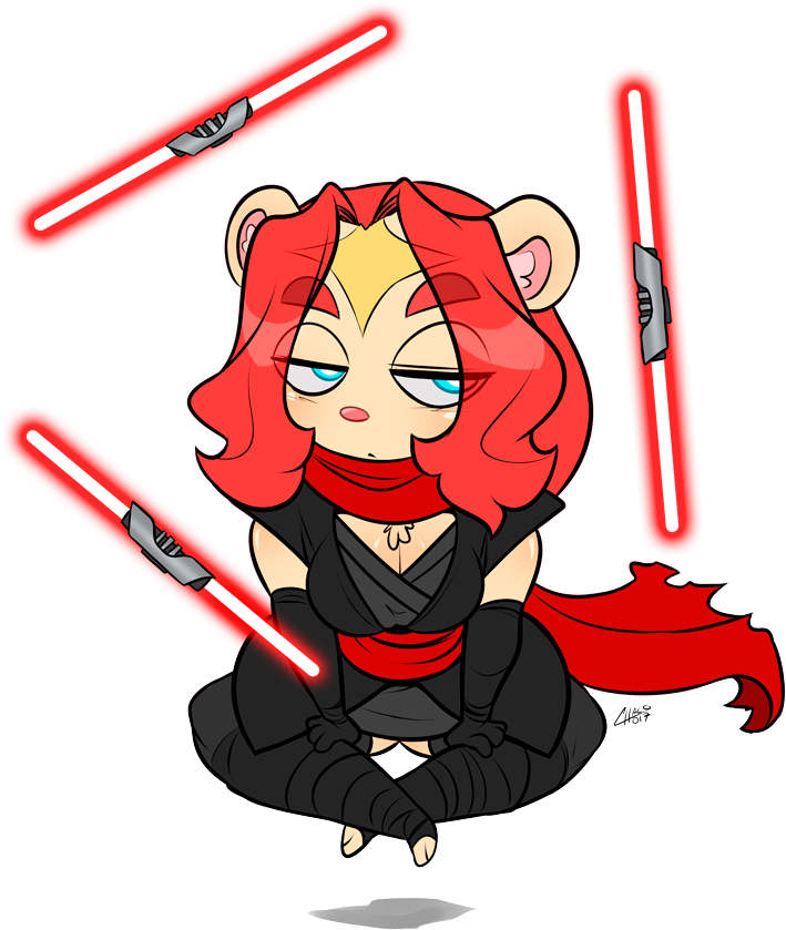 Little Sith - Drawing Clipart (800x941), Png Download