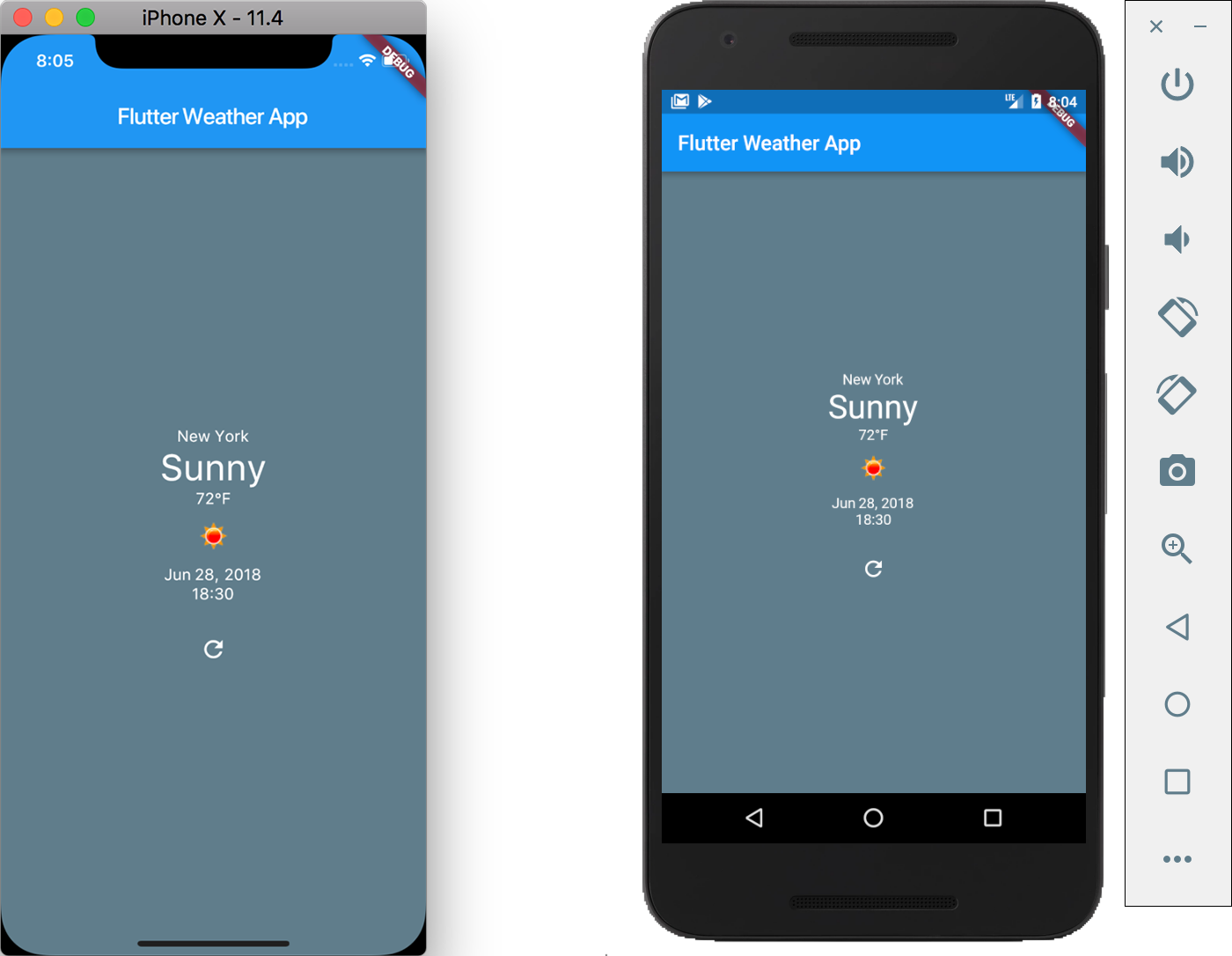 Here We Used Several Widgets To Build Our Main Weather - Iphone Clipart (1400x1086), Png Download