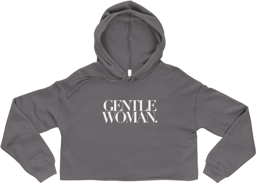 Gentlewoman Crop Hoodie - Sweatshirt Clipart (1000x1000), Png Download