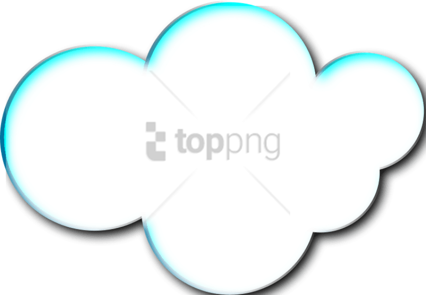 Clouds Clipart Png Png Image With Transparent Background - Network Cloud Visio (850x590), Png Download