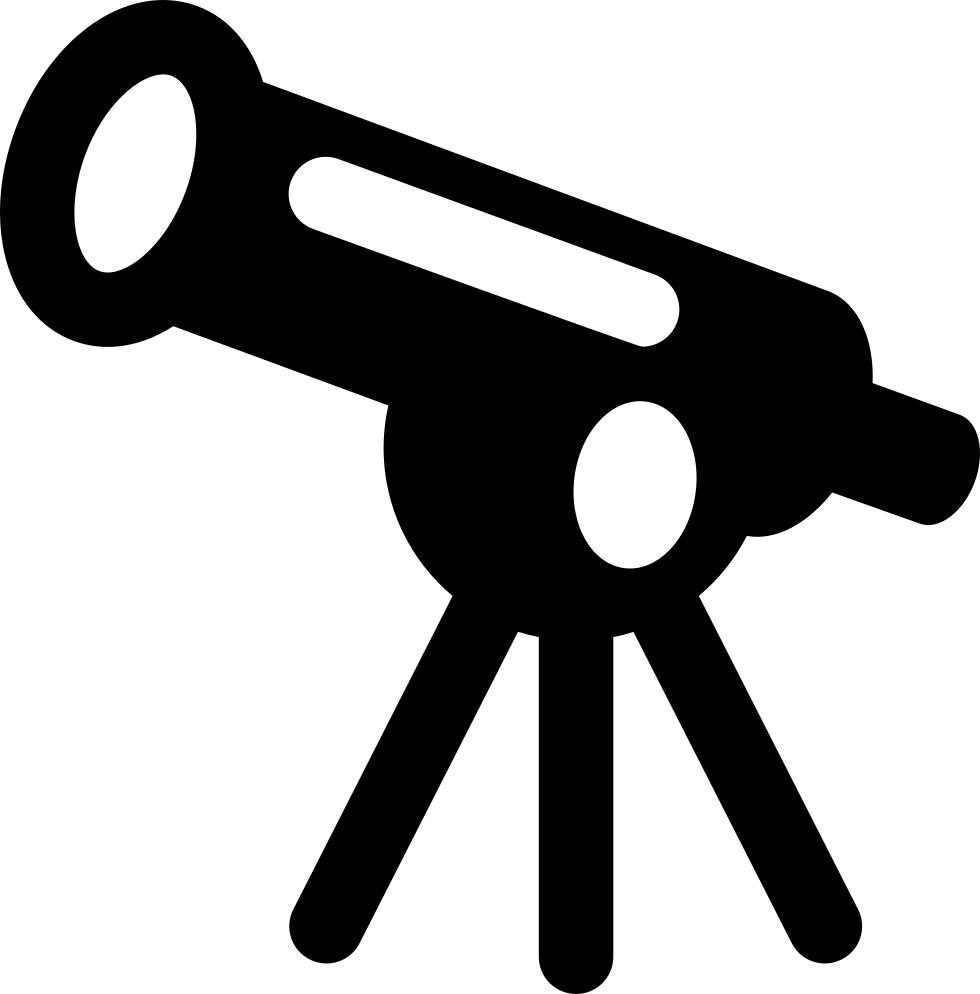 Png File - Un Telescopio Sencillo Para Dibujar Clipart (980x994), Png Download