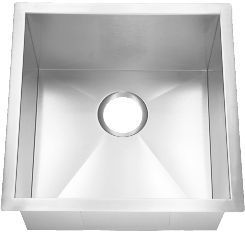 Homeplace Rusk 15 Gauge Stainless Steel Single Bowl - Kitchen Sink Clipart (1000x944), Png Download