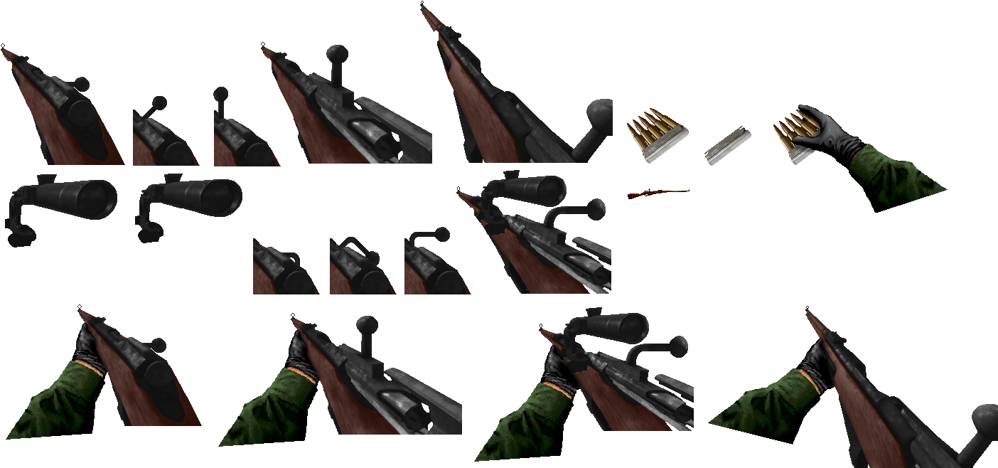 [sprites] Spriting Carnival - Firearm Clipart (1432x682), Png Download