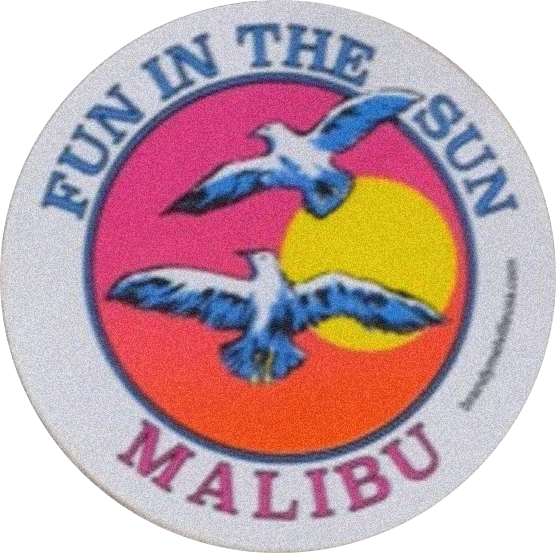 Brandymelville Sticker - Brandy Melville Malibu Sticker Clipart (556x553), Png Download