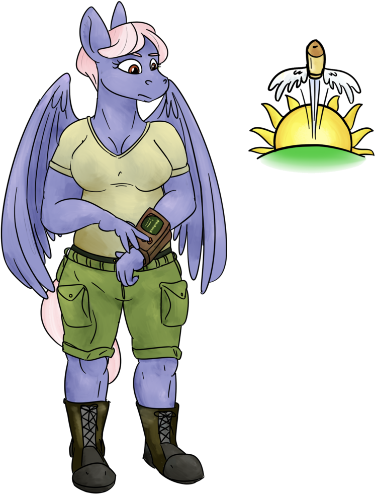 Writtenwaiver, Boots, Bullet, Clothes, Cutie Mark, - Cartoon Clipart (853x1024), Png Download