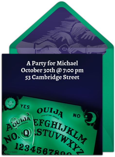 Ouija Online Invitation - Ouija Board Clipart (650x650), Png Download