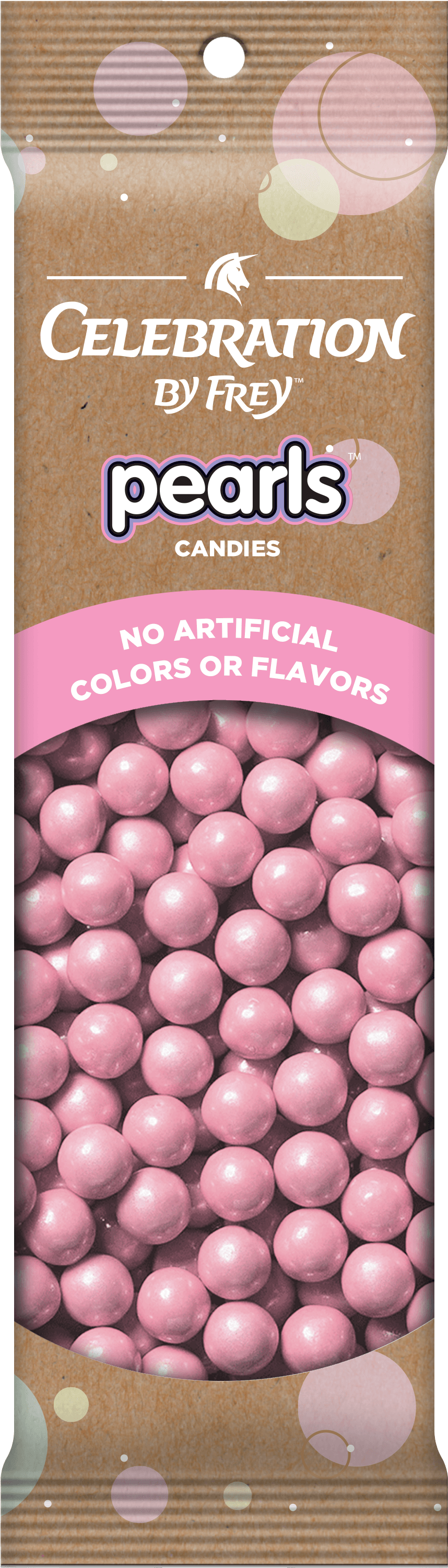 No Artifical Colors Shimmer™ Pink Pearls™ Pouch - Bead Clipart (1572x3115), Png Download