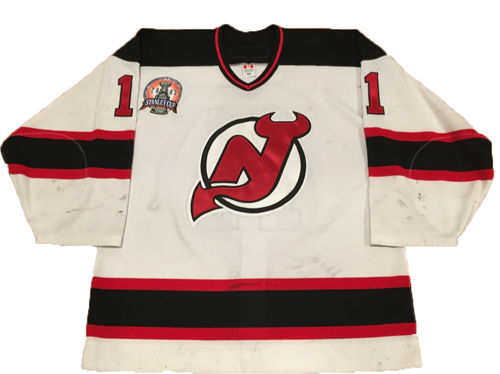 2002-03 John Madden Game Worn Stanley Cup Finals Jersey - New Jersey Devils Clipart (993x743), Png Download
