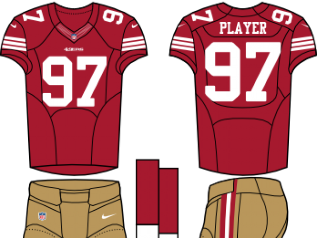 Helmet Clipart 49ers - Carolina Panthers Football Uniform - Png Download (640x480), Png Download