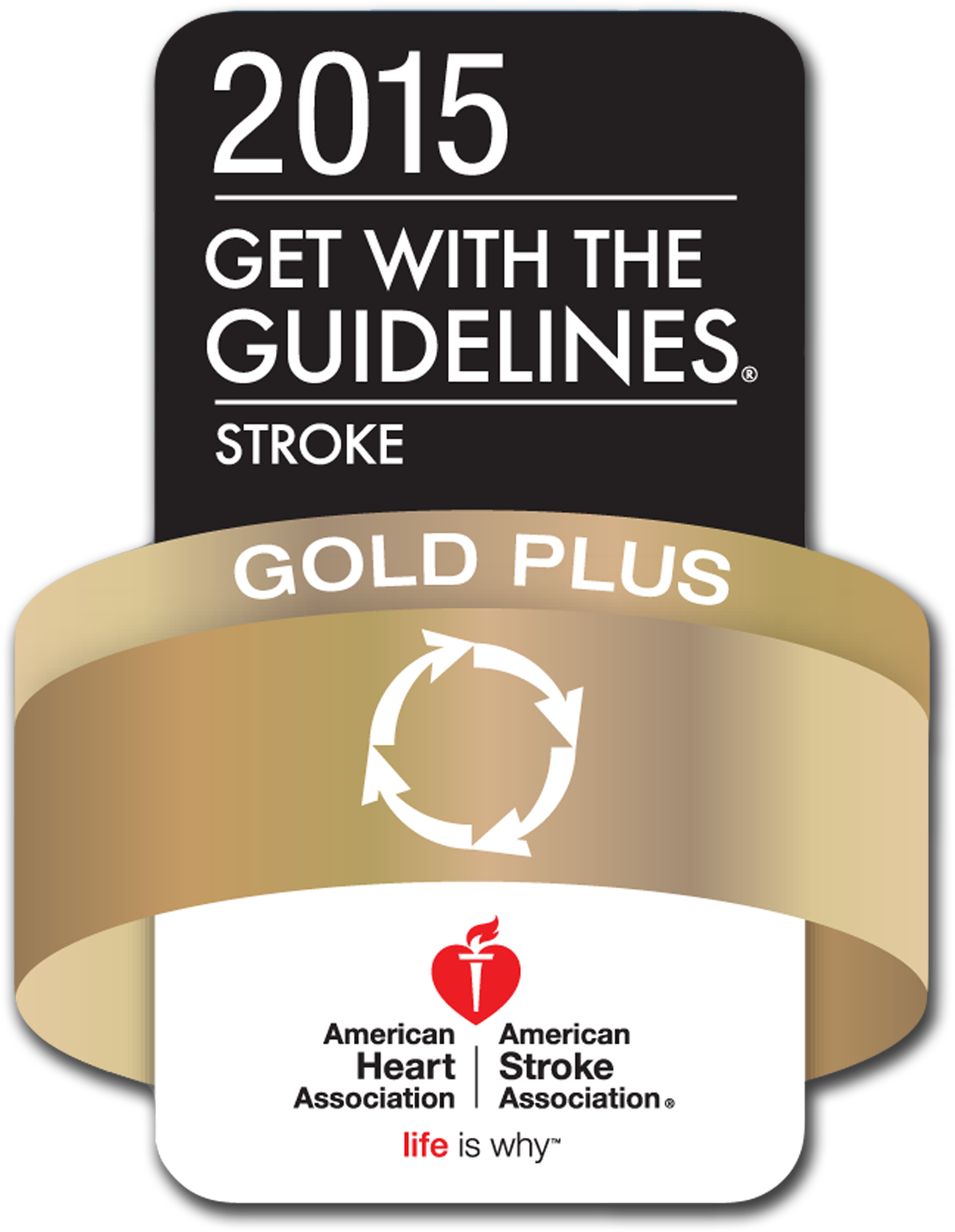 Catherine Of Siena Medical Center Has Received The - American Heart Association Clipart (1177x1519), Png Download