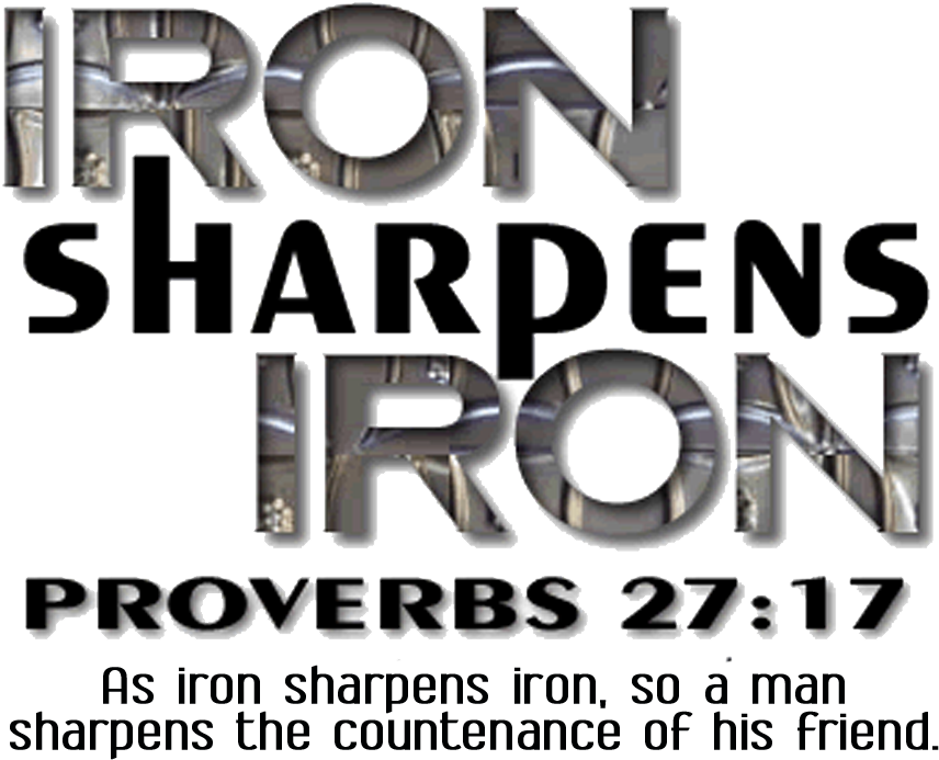 Iron Sharpens Iron Clipart (900x724), Png Download