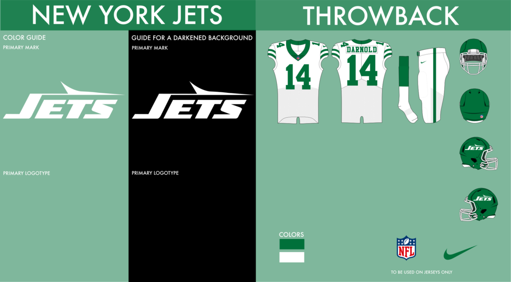 New York Jets Throwback - New York Jets Old Clipart (1024x565), Png Download