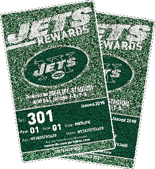 New York Jets Season Tickets - Logos And Uniforms Of The New York Jets Clipart (306x333), Png Download
