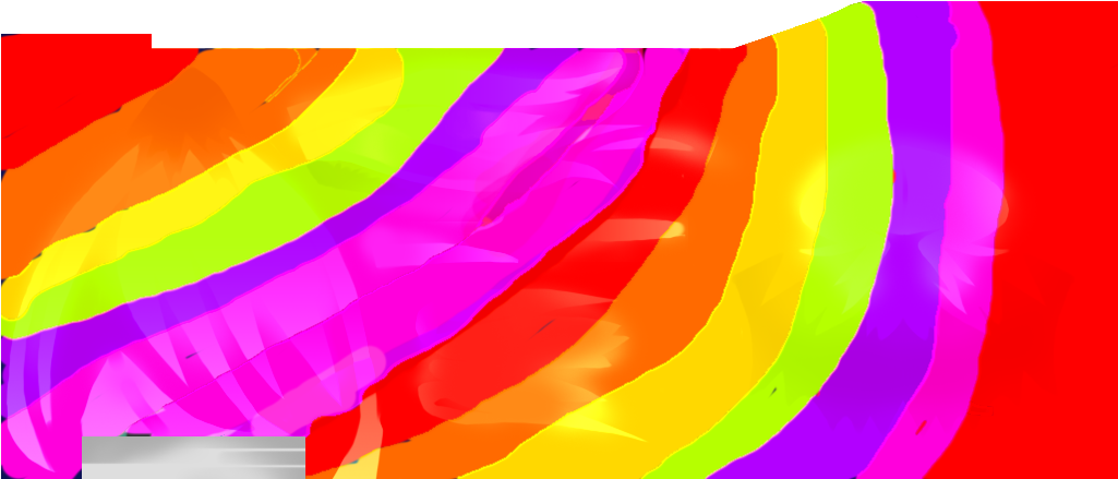 Hair Simulator Rainbow Yandere 76750 - Custom Hair Yandere Simulator Clipart (1024x1024), Png Download