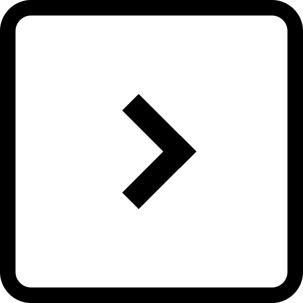 Right Arrow Square Button Comments Clipart (980x980), Png Download