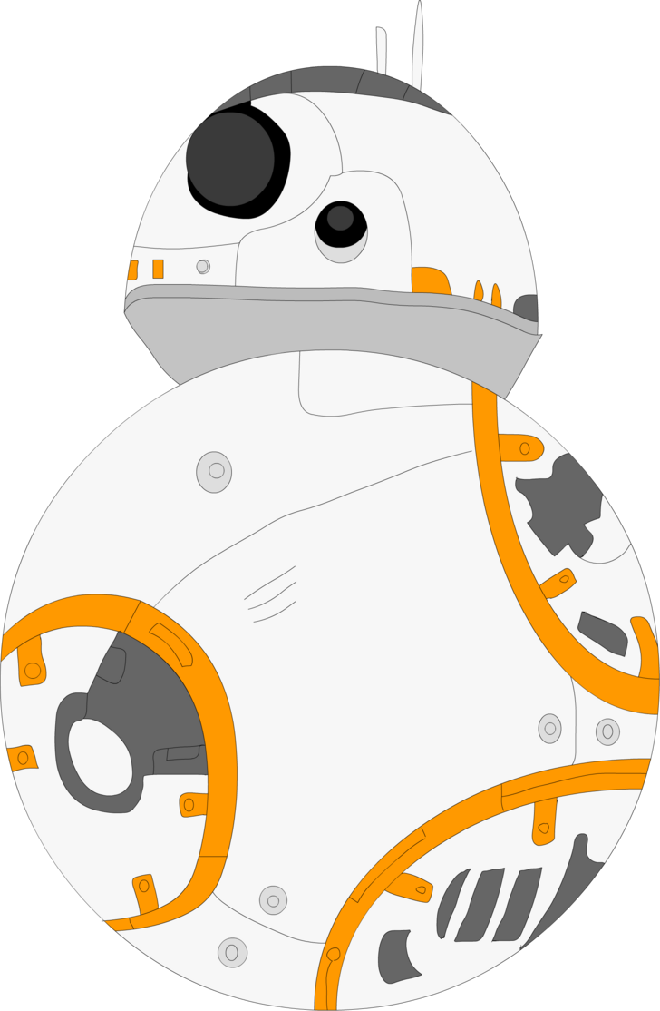 I Drew Bb-8 Tell Me What You Think Clipart (728x1114), Png Download