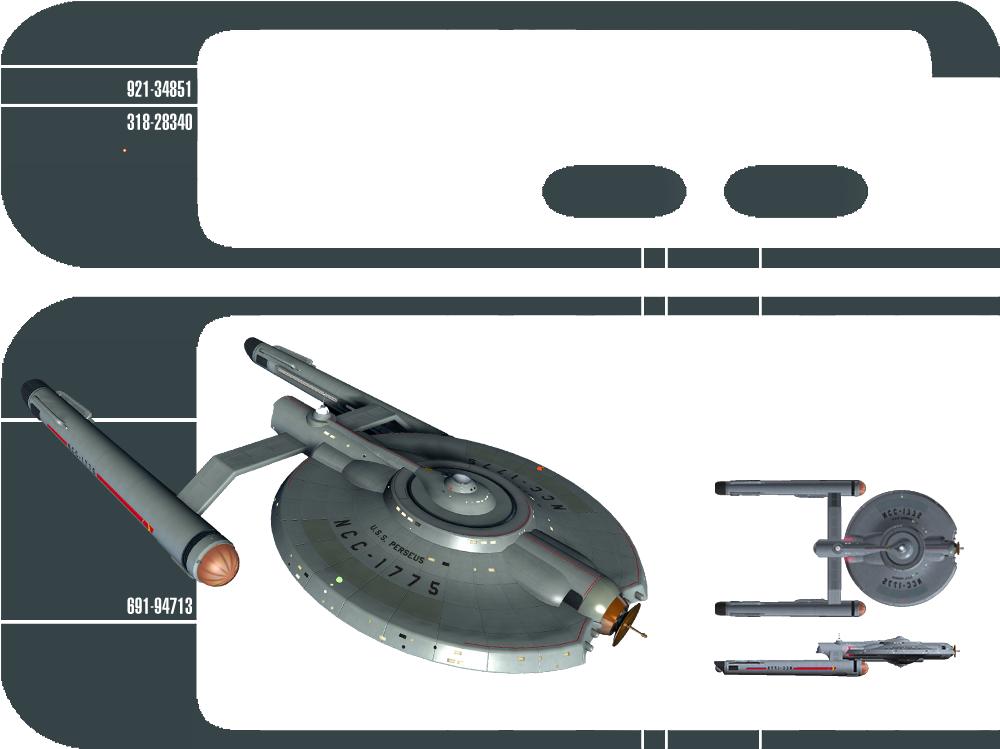Star Trek Online Ships - Star Trek 23rd Century Ships Clipart (1000x778), Png Download