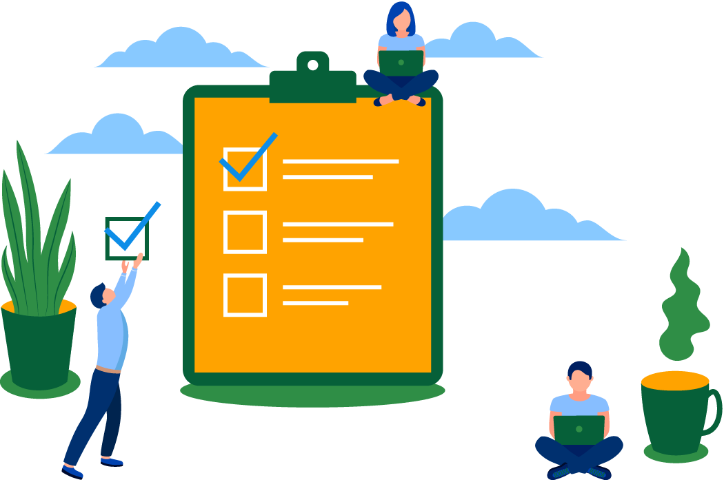 Survey Vs Questionnaire - Illustration Clipart (1050x700), Png Download