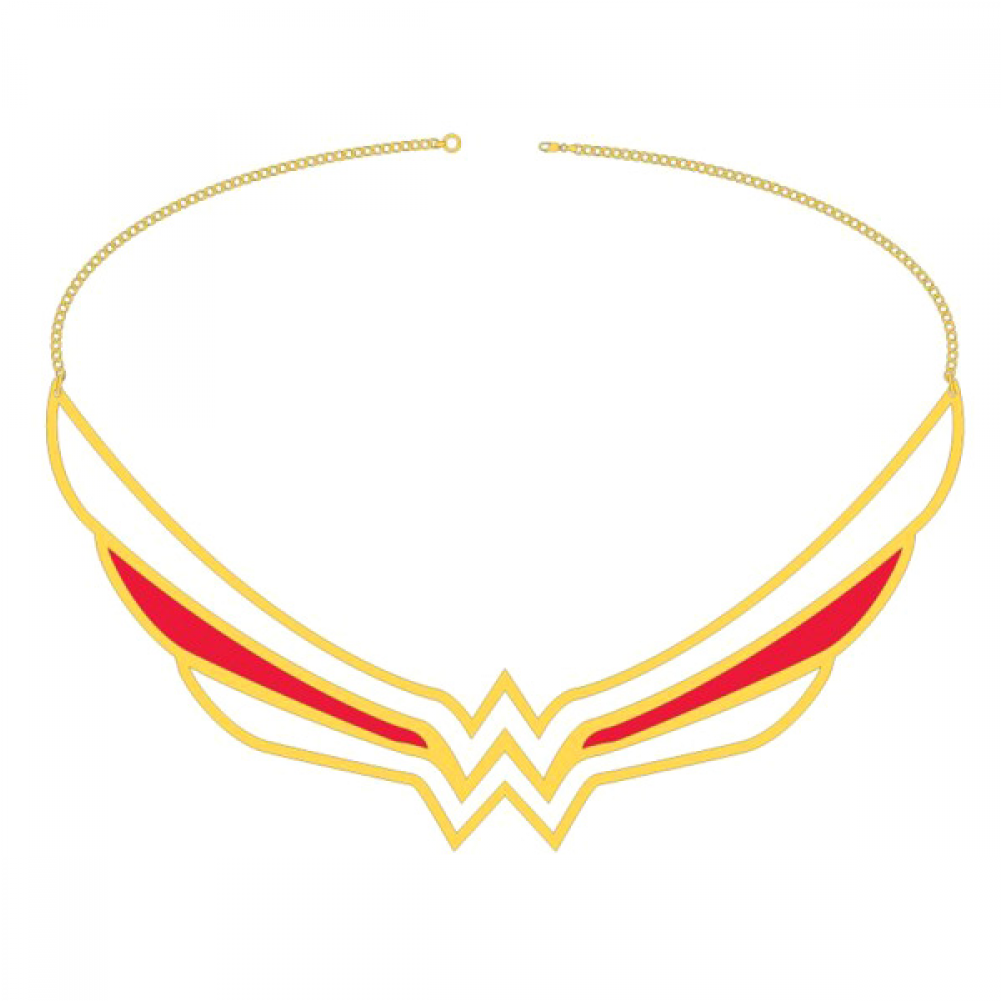 Dc Comics Wonder Woman Collar Necklace - Superhero Clipart (1000x1231), Png Download