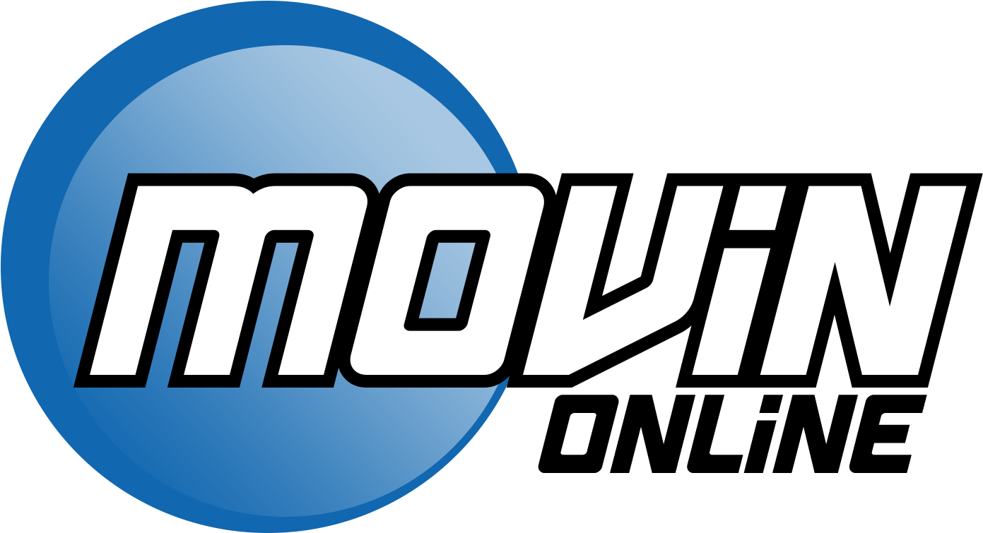 Logo - Movin 107.7 Clipart (1402x776), Png Download