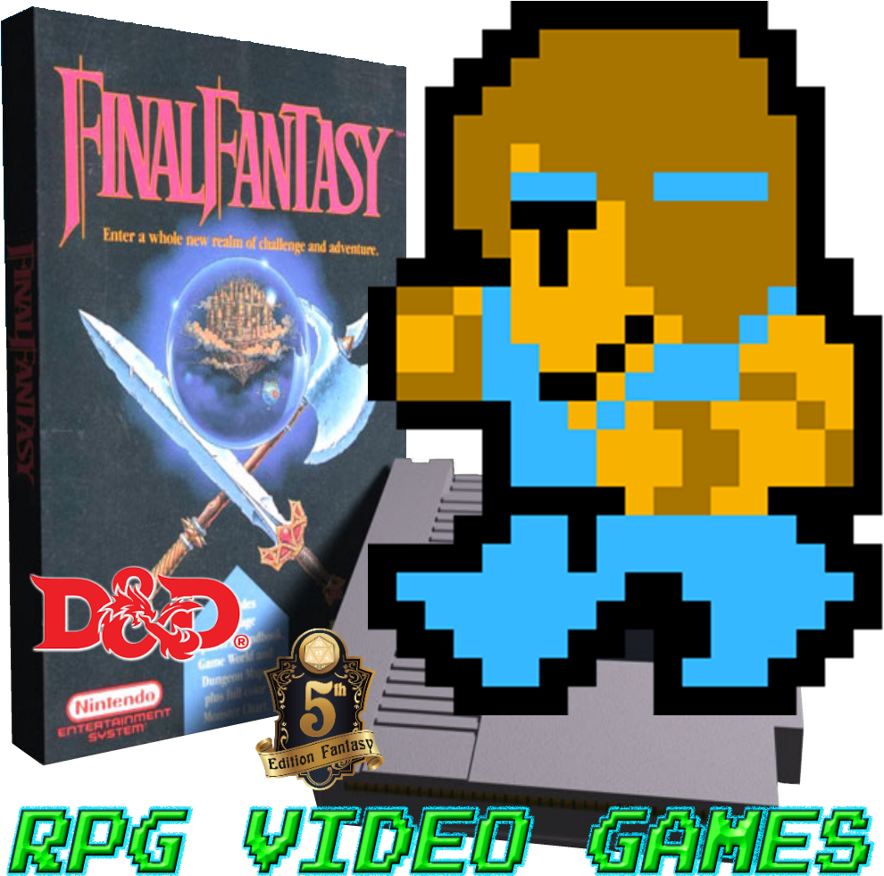 Final Fantasy D&d 5e Black Belt - Final Fantasy Gif 8 Bit Clipart (1000x1000), Png Download