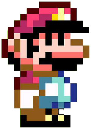 727 X 518 6 0 - Pixel Super Mario Bros Clipart (727x518), Png Download