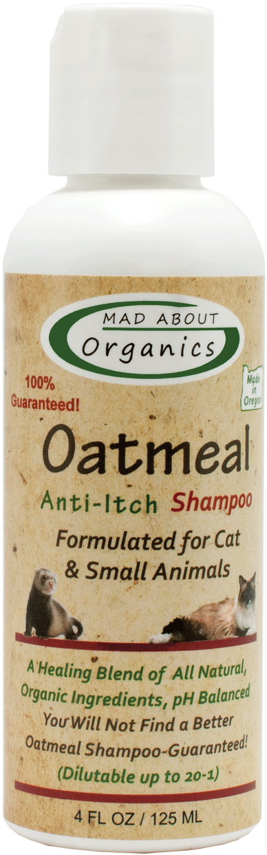 Cat Oatmeal Shampoo - Mad About Organics Clipart (440x1280), Png Download