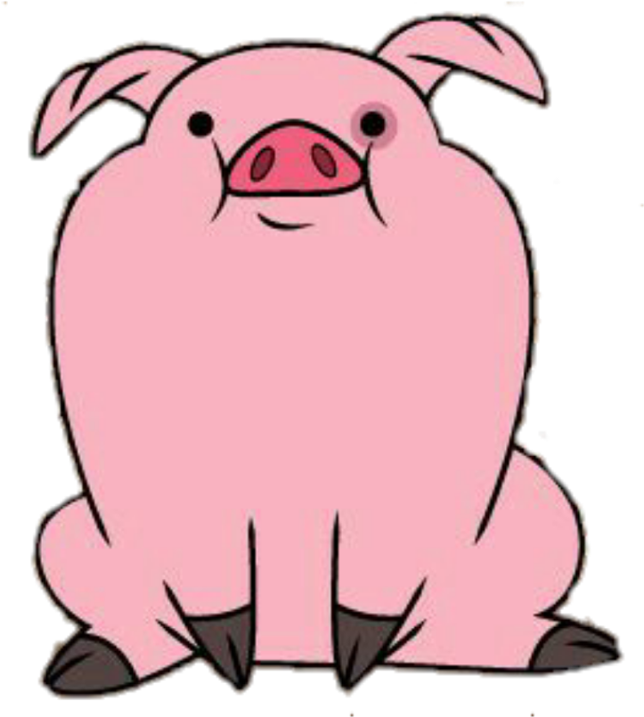 #pig #waddles #gravityfalls💕 - Paytak Domuz Clipart (1024x1024), Png Download