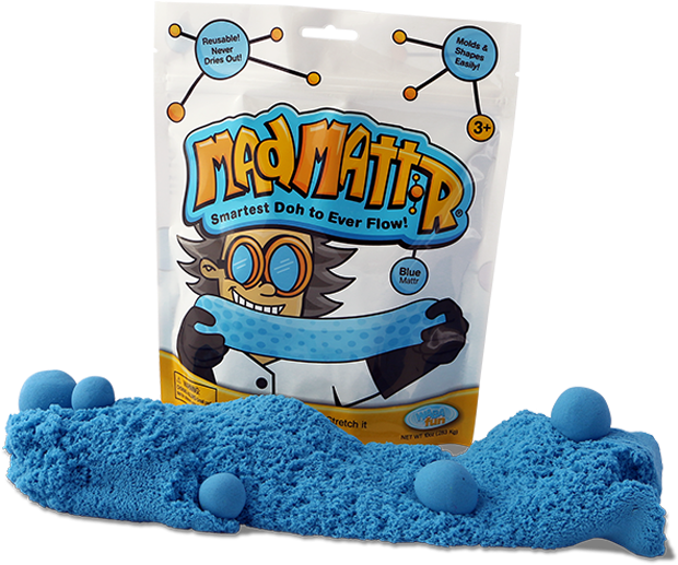 Mad Mattr Blue Dough Pack - Mad Mattr Clipart (640x640), Png Download
