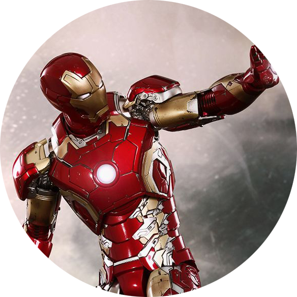 Hottoys Mms510 Avengers - Nuevo Traje De Iron Man En Los Vengadores 3 Clipart (584x584), Png Download