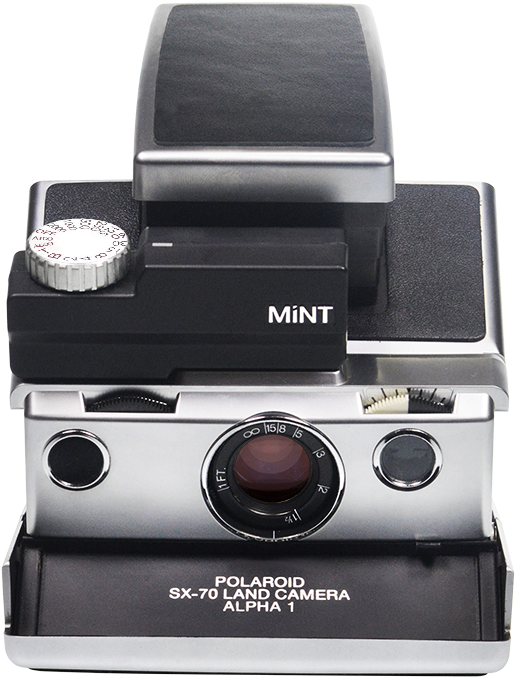 With Polaro - Mint Camera Slr670 S Clipart (594x742), Png Download