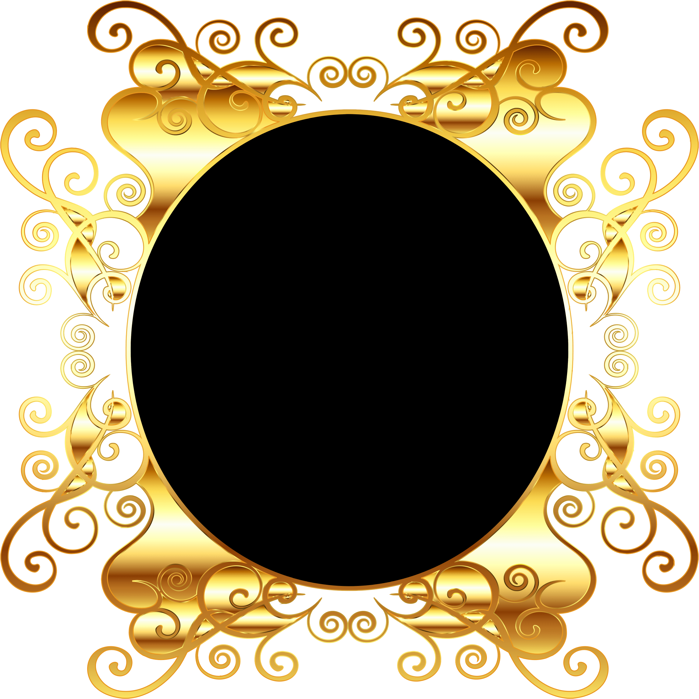 Transparent Background Gold Frame Png Clipart (2294x2294), Png Download