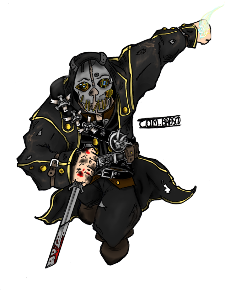 Dishonored Png Transparent Image - Dishonored 2 Corvo Attano Transparent Clipart (717x925), Png Download