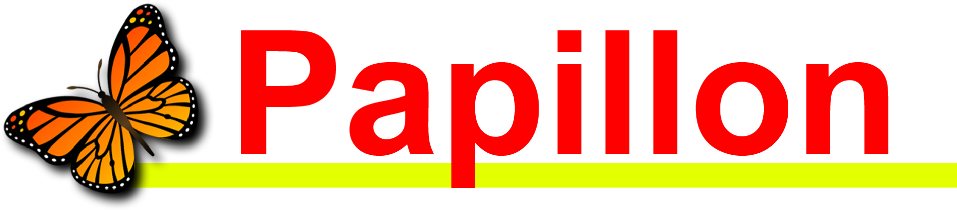 Papillon Png , Png Download - Sign Clipart (1917x422), Png Download