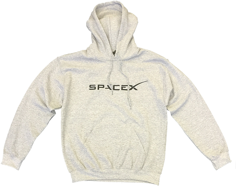 Spacex Applique Hoodie - Hoodie Clipart (789x622), Png Download