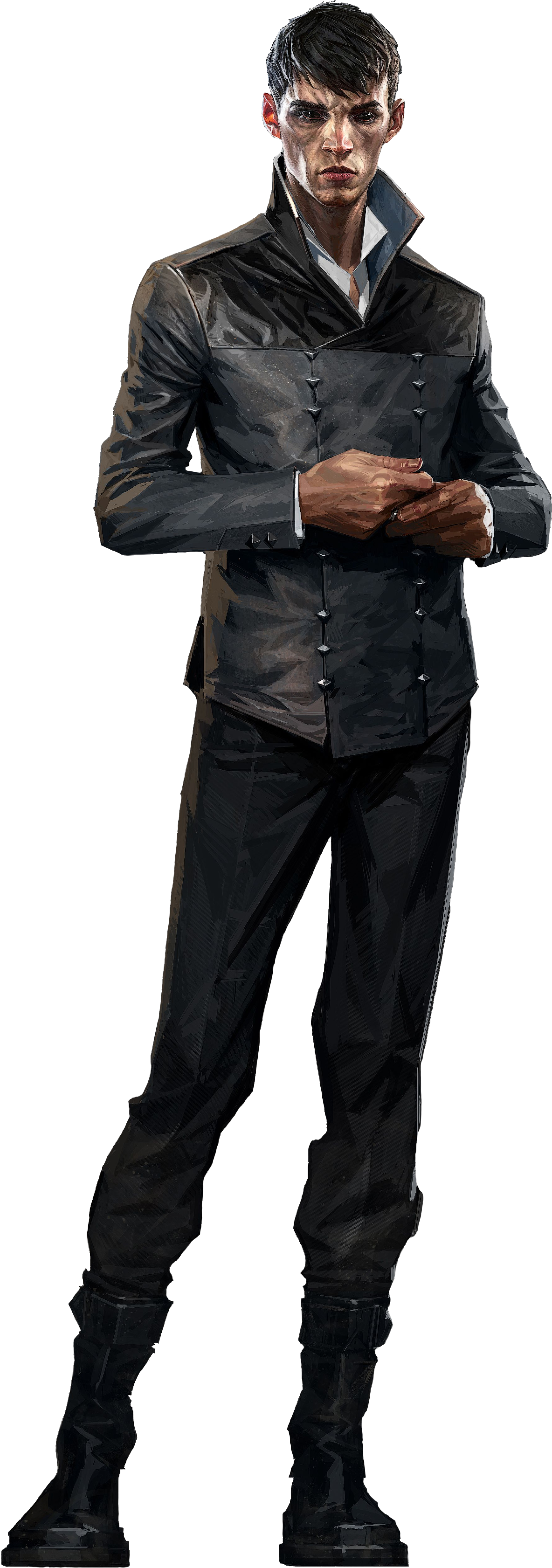 Dishonored 2 - Infamous Second Son Render Clipart (1344x3500), Png Download