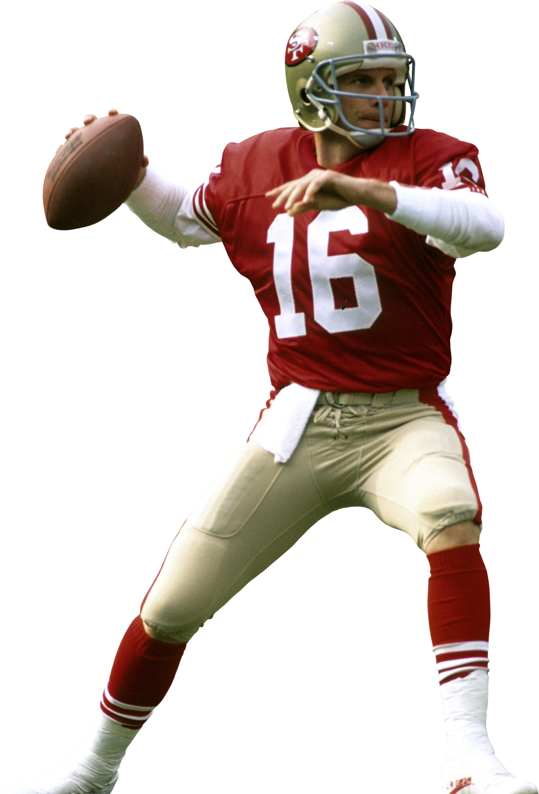 Just Joe Montana, Plain Old Joe Montana - Joe Montana 49ers Transparent Clipart (1755x2584), Png Download