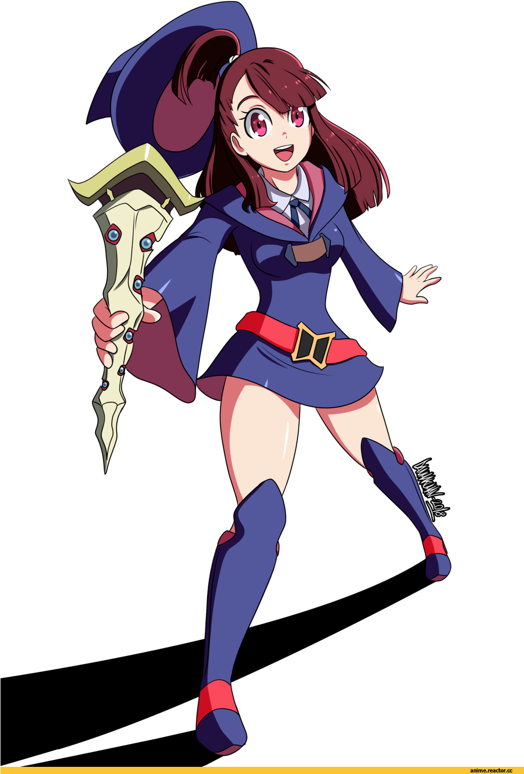 Transparent Akko Kagari Clipart (1024x1520), Png Download