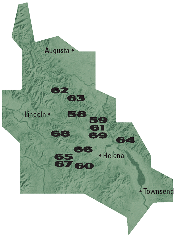 Central Montana - Map Clipart (610x835), Png Download