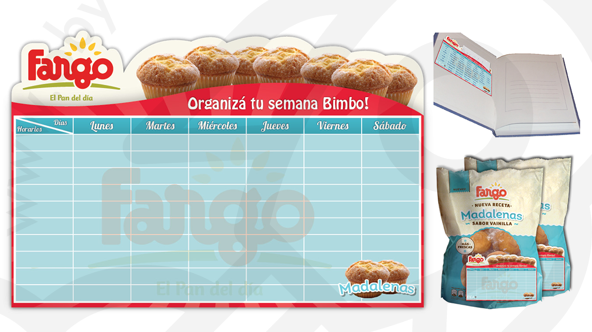 Magnet Design Fargo Bimbo - Pan Fargo Clipart (1200x673), Png Download